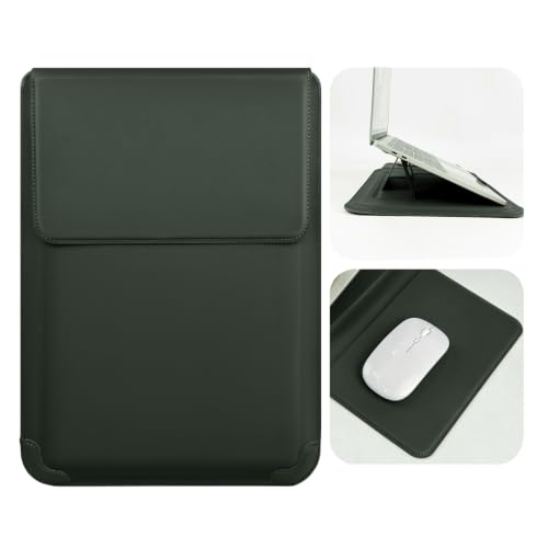 Hyfant 14 Inch Multifunctional Laptop Sleeve Case with Stand Soft Slim Cover for MacBook...