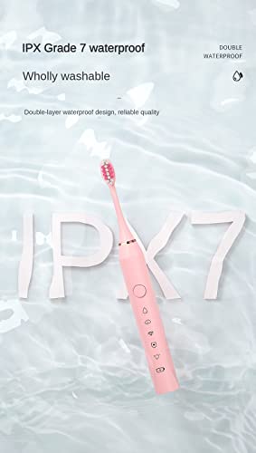 Image of ORLOV Adult Electric Toothbrush For Men With 5 Modes- Clean, Sensitive, Polish, White & Massage, Smart Timer, Waterproof, 60-Day Battery Life, 3 Brush Heads, 1 Piece