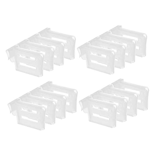 TOBBOMEY 4 juegos Separadores Ajustables para Refrigerador de Divisores Expandibles para Organizar para Clasificar Bebidas Especias