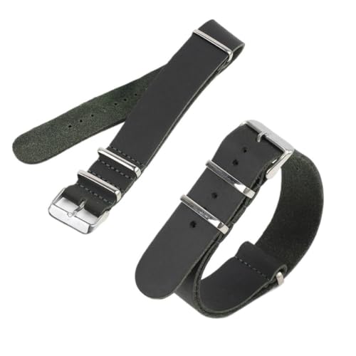 Bracelet de montre rétro cuir vachette 18mm 20mm 22mm 24mm vintage