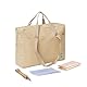SONARIN Große Kapazität Leichte Baby Wickeltasche,Multifunktionale Reise Wickeltasche Umhängetasche Tragetasche Henkeltaschen Babytasche mit Schultergurte & Wickelunterlage(Khaki)