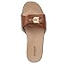 Dr. Scholl's Womens Original Flex Slide Sandal Honey Brown Leather 7.5 M
