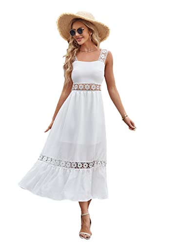 Robe longue de vacances chic pour la plage et les journées bohèmes