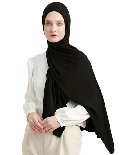 Modefa Women's Turkish Islamic Premium Jersey Hijab Shawl Wrap Scarf3