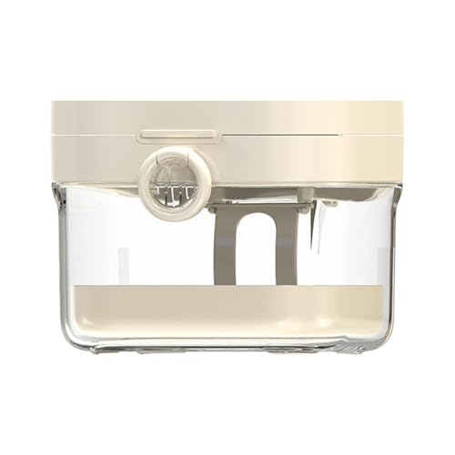 Caja de almacenamiento de dentaduras postizas para la limpieza | Soporte para prótesis dentales y kit de almacenamiento - con espejo y tapa protectora Kit de limpieza para mujeres, hombres, personas