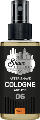 The Shave Factory After Shave Cologne - A Fragrant Essence For Impeccable After Shave Care For A Long-Lasting Sensation Of Freshness And Comfort (50ML, 06 Adriatic)
