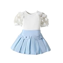 Mesh Petal Sleeve + Blue