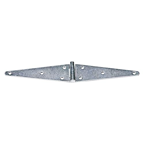 National Hardware N127-878 282Bc Heavy Strap Hinge In Zinc Plated,10 Inch #TOP1