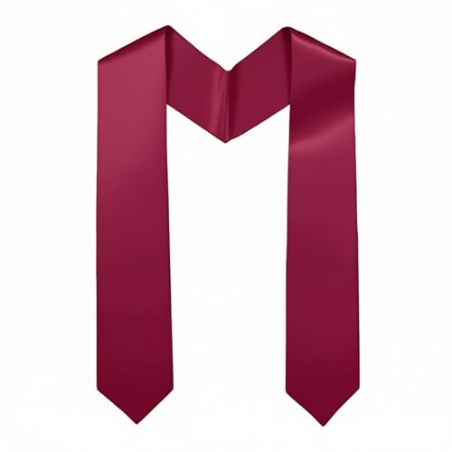 Image of Graduation Stole Honor Stole Plain Sash 60 inch Long for Graduation Ceremony and Graduation Photos