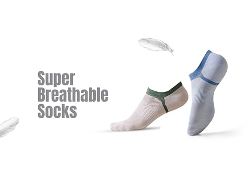 Image of PRASTHAN Sports Unisex Nylon Cotton Ankle Length Socks Made With Breathable Anti Odour & Moisture Absorbent Combed Cotton with a Extra Durable.