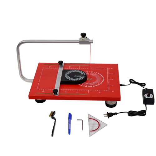 24W Hot Wire Foam Cutter Table, Precision DIY Craft Tool with Adjustable Temperature Precision Cutting Tool for Styrofoam and Other Foam Materials
