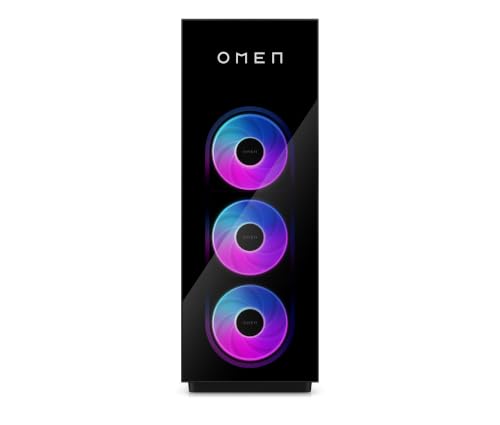 Image of OMEN MAX 45L Gaming DT GT23-0090 PC, Windows 11 Pro, AMD Ryzen 7, 64GB RAM, 2TB SSD, NVIDIA GeForce RTX 5090, Shadow Black