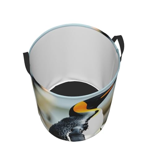 Panier à linge haut pingouin pour couvertures et vêtements de chambre - 4