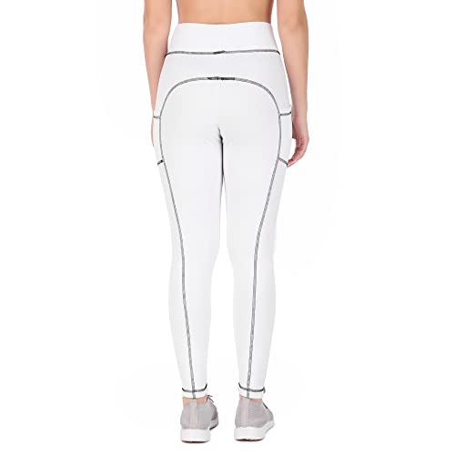 Image of Yoga Pants for Women High Waisted Stretchable Workout Jeggings with Pockets.