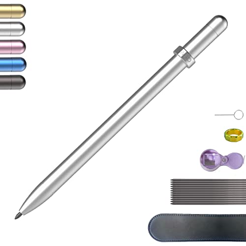 Wsd Mechanical Pencil,Drawing Pencils,Sketch Pencils,Magnetic Control Pencil,Pencil Refills Diameter2.0Mm, 2B Silver #TOP3