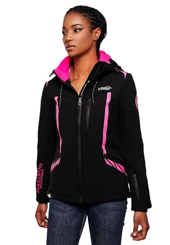 MARIKOO Damen Softshell Jacke Funktionsjacke Outdoor B928...