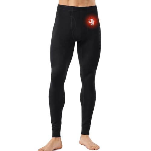 Merino Protect 100% Merino Wool Base Layer Men Thermal Long Underwear Heavyweight Soft Long Johns...