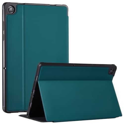 Image of CoBak Case for Samsung Galaxy Tab A11+ Plus 11 inch 2025, Multi-Viewing Angles, All New PU Leather Folio Stand Cover with Auto Sleep Wake Feature for Samsung Galaxy Tab A11+ Tablet 11-inch, Blackish Green