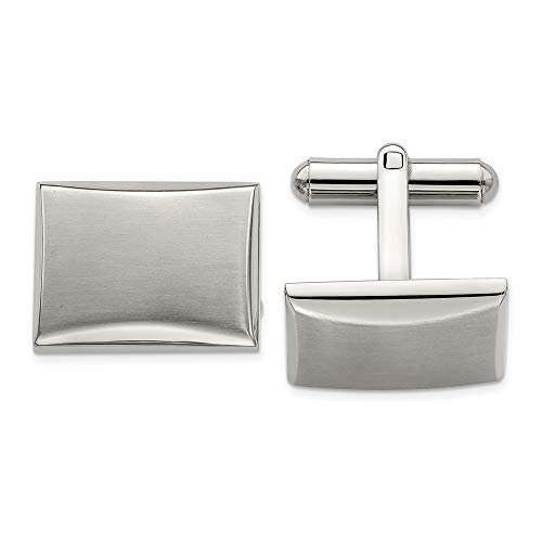 Mancuernillas para Hombre de Acero Inoxidable miniatura 1