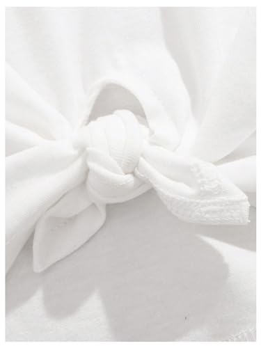 OYOANGLE Girl's 3 Pack Short Sleeve Tee Shirts Set Twist Hem Crop Top Summer Casual Tees4