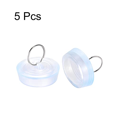 Tapón de fregadero de goma uxcell para baño y cocina miniatura 3