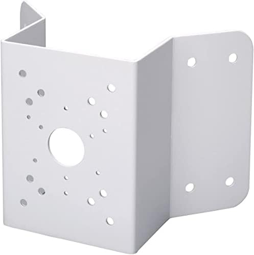 PFA151 Universal Corner Mounting Bracket Security Camera Accessory Mount for IP Dome Bullet and PTZ Network Surveillance Camera, White