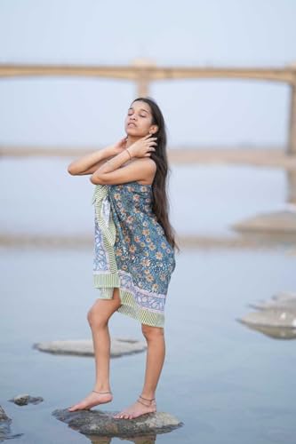 Beach Wrap Pareo, Hand Block Printed Cotton Sarong, Long Scarf, Large Sarong, Cover Up, Soft Fabric Scarf, Fashion Shawl Beach Sarong2