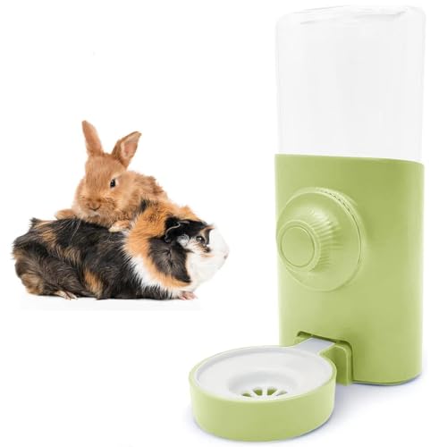 Norhogo Automatischer Wasserspender Kaninchen, Kaninchentrinker Futterautomat, 600 ML Hängend Trinkflasche Hasen Meerschweinchen Hamster Chinchilla Frettchen Grün, OneSize Norhogo Automatischer Wasserspender Kaninchen, Kaninchentrinker Futterautomat, 600 ML Hängend Trinkflasche Hasen Meerschweinchen Hamster Chinchilla Frettchen Grün, OneSize