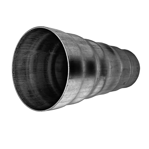 Reductor de tubos de escape E-TECH escalonado en 6 diámetros desde 50 a 75mm
