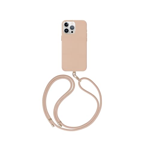 Coehl Muse – Coque de téléphone compatible avec iPhone 15 Pro Max, charge magnétique MagClick compatible (ivoire)