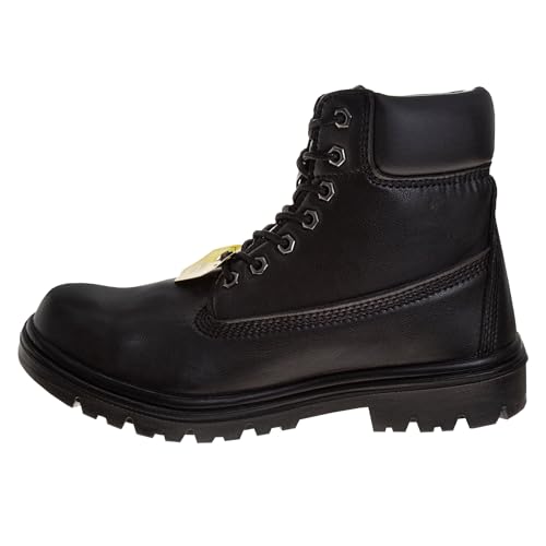 Image of Avalanche Steel Toe Work Boots for Men EverFit Comfort Technology - Anti Slip Grip Heavy Duty Leather Boot Safety Industrial Workwear Construction