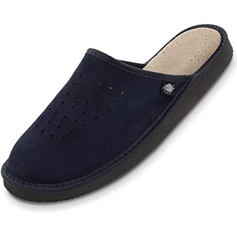 FOOTHUGS Herren Hausschuhe - Natürliches Wildleder Cover