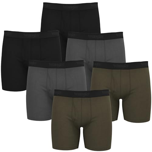 Wrangler Premium Soft Flex Mens Modal Boxer Briefs - Modal Underwear for Men