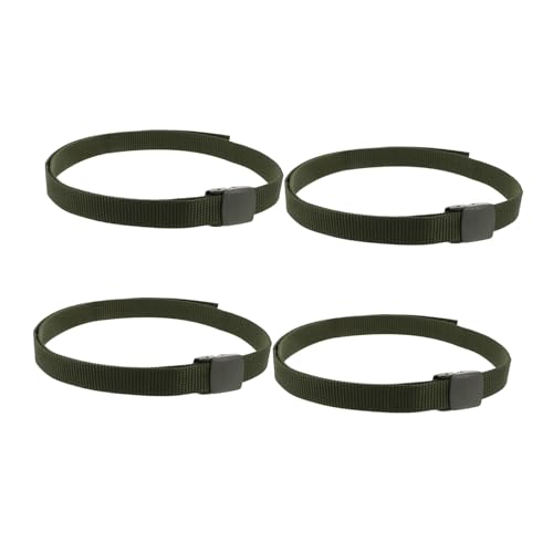 4pcs Men Tactical Belt Combat for Survival Emt Outdoor Hiking Adjustable Nylon Buckle