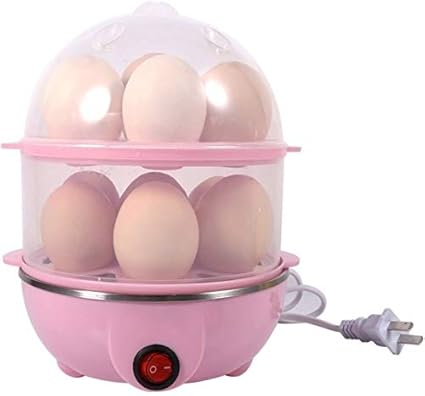 DeoDap Multi-Function Electrical 2 Layer Egg Boiler/Egg Poacher/ 14 Egg Cooker/Electric Egg Boiler/Egg Steamer/Home Machine Egg Boiler with Egg Tray.