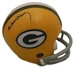 Willie Wood Autographed/Signed Green Bay Packers 2-Bar Mini Helmet JSA 15062 - Autographed NFL Mini...