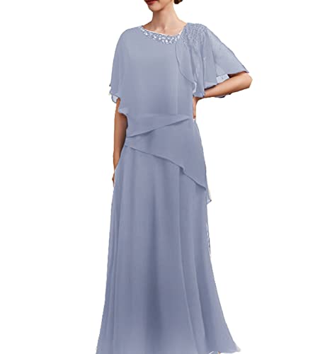 Mother Of The Bride Dresses Two Pieces Beading Wedding Guest Dresses With Jacket Formal Evening Dresses Long Chiffon Sage Green #TOP2