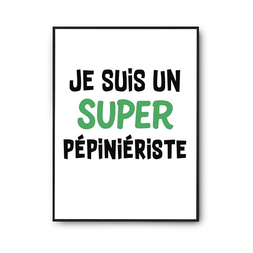 Poster citation pepinieriste Otshirt cadeau humour pour Noel