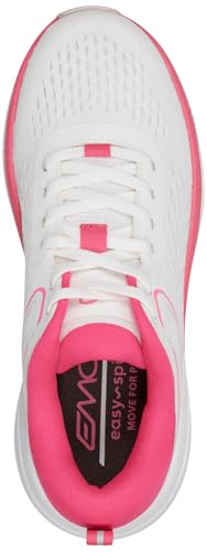 Easy Spirit Women's Maxine11 Sneaker, White/Pink, 5.52
