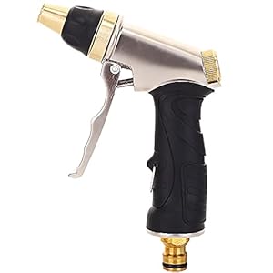 CaoQuanBaiHuoDian Huishoudelijke reiniging, watergeweer, gegalvaniseerd, goudkleurig waterpistool, huishouden, zuiver…