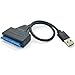 Produktbild VoKs USB 3.0 zu SATA Adapter Kabel Festplatten mit UASP Support für 2.5 Zoll HDD SSD Festplatte, Externes Kabel, Port, Konverter Festplatten-Adapter