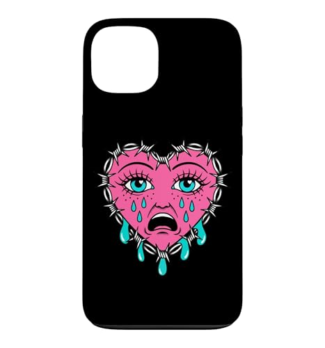 Crying Heart - Traditional Tattoos, Old School Tattoo Flash �X�}�z�P�[�X iPhone 13 �p