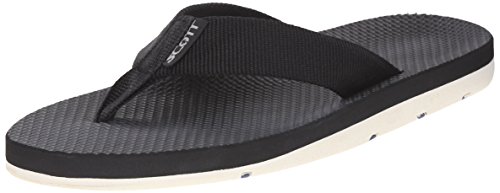 Scott Hawaii Men's Hokulea Reef Walking Slipper | Waterproof White Bottoms Non-Marking Footwear | No-Slip Boat Sandal | All Day Arch Support Comfortable Flip Flops #TOP6