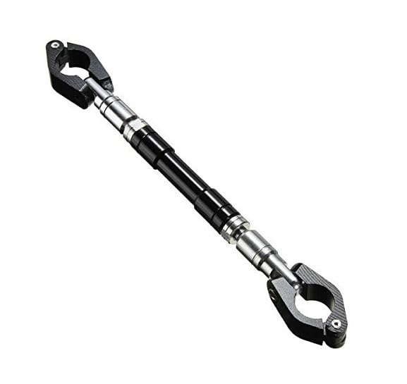 meenu arts Handlebar Cross Bar Steering Wheel Strength Lever Bar (Black) for Honda Twister-image-18