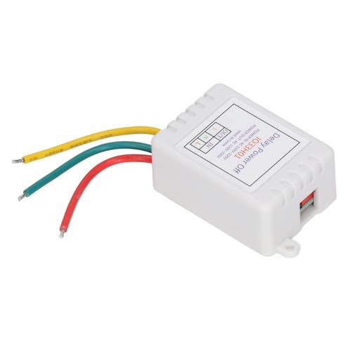 Temporizador de Retardo con Carcasa, Interruptor de Relé LED, 110V-220V, 16 Modos de Retraso, para Ventiladores, Motores, Refrigeradores, Control Inteligente de Ahorro de Energía