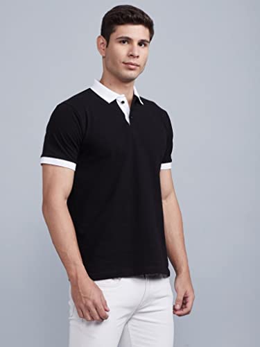 Image of DHRUVI TRENDZ T-Shirt | Regular Fit Polo T-Shirt for Men | Plain T Shirt | Casual T Shirt for Men | Men T Shirt | Men T Shirts Stylish | Half Sleeve T Shirt