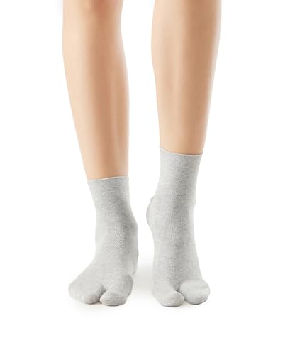 Jockey Women's Ankle Length Toe Cotton Socks 7487_Grey Melange_Free Size - Image 2 thumbnail
