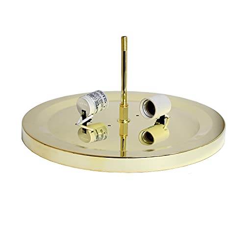 Elegant Designs Fm1000-Gld-2Pk 2 Light Elipse Crystal Flush Mount Ceiling Light 2 Pack Set, Gold #TOP4