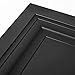 Art3d 12-Pack Square Black Drop Ceiling Tile 2ft x 2ft, PVC Ceiling Panel 24 x 24in.