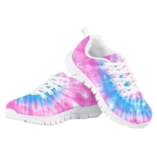 Kids Tennis Shoes Lightweight Athletic Running Shoes Non Slip Breathable Girls Students Sports Sneakers Walking Shoes